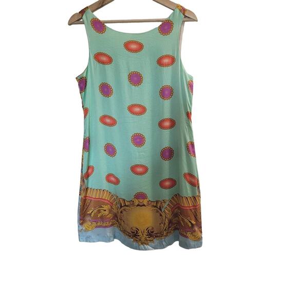 Taka by Takawear  60’s Mod Style 100% Silk Sheath Mini Dress‎ Women's 6 Boho - Picture 1 of 10